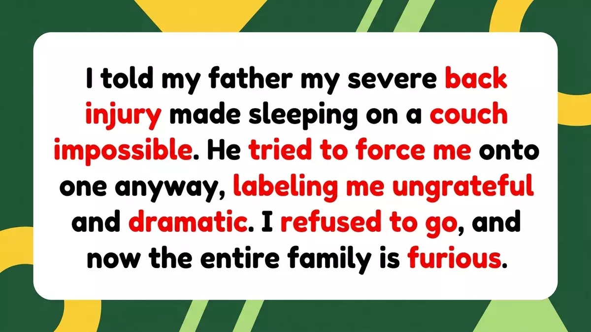 Woman Skips Family Vacation Over Father’s Unfair Cabin Sleeping Arrangement