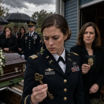 As My Father’s Funeral Ended, a Cemetery Caretaker Handed Me a Brass Key and Revealed the Impossible Truth—What I Found Inside Storage Unit 17 Exposed a Secret My Family Had Protected for Twenty Years