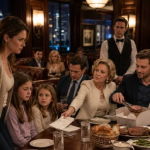 My Mother Let My Daughters Go Hungry at Grandpa’s Retirement Dinner—But She Never Expected the Restaurant Owner to Recognize Me, Reveal the Truth, and Change Our Family Forever